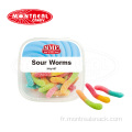 Sweet Sour Worms Jelly Candy Gummy Candy Wholesale